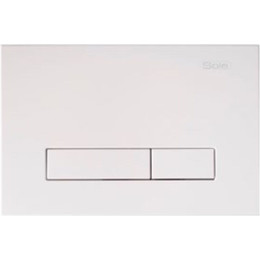 Кнопка смыва Sole s0323 white фото 