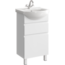 Тумба напольная с раковиной Aqwella Rodos 50 см ROD01052N, белый фото 