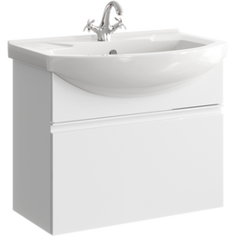 Тумба подвесная с раковиной Aqwella Rodos 75 см ROD01071, белый фото 