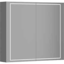 Зеркало-шкаф Aqwella Simplex 80 см SLX0408 фото 