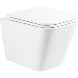 Унитаз подвесной безободковый BelBagno Ardente-R BB520CHR/SC с крышкой микролифт, Цвет производителя: белый фото 