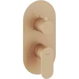 Смеситель для ванны Ravak 3 потребителя Eleganta EL 068.60RGB.O3 X070371, розовое золото фото 