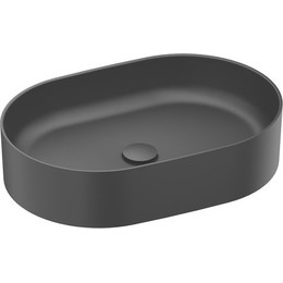 Раковина-чаша Ravak Ceramic 550 O Slim 55 см XJX0D155000, чёрный матовый фото 