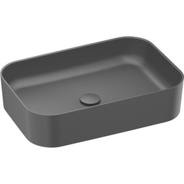 Раковина-чаша Ravak Ceramic 550 R Slim 55 см XJX0D155001, чёрный матовый фото 
