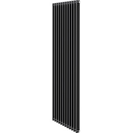 Вертикальный радиатор Royal Thermo Insignia C2180 560x1800 мм (12 секций) чёрный фото 
