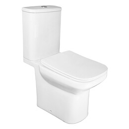 Унитаз-компакт безободковый Azario Wandy AZ-56D с тонкой крышкой микролифт фото 