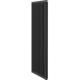 Вертикальный радиатор Royal Thermo Insignia VC2180 560x1800 мм (12 секций) чёрный фото 