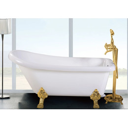 Ванна отдельностоящая Parly Vito 150G 155x74 см фото 