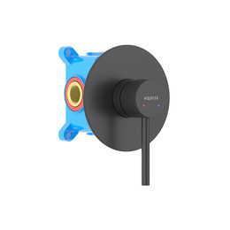 Смеситель для душа Aquatek Европа AQ1366MB (со скрытой частью) чёрный матовый, Цвет производителя: чёрный матовый фото 