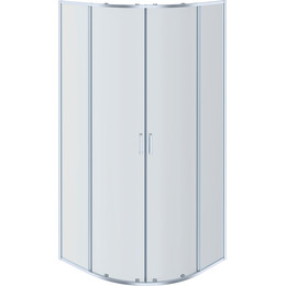 Душевое ограждение Aquatek 80x80 см AQ ARI RO 08020CH, хром/прозрачное фото 