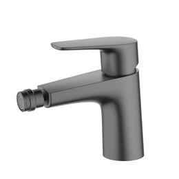 Смеситель для биде Aquatek Бетта AQ1118BGM, чёрный хром шлифованный, Цвет производителя: оружейная сталь фото 