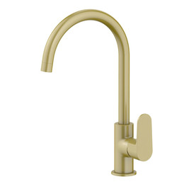 Смеситель для кухни Aquatek Оберон AQ1282BG, золото шлифованное, Цвет производителя: золото шлифованное фото 