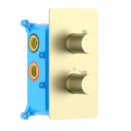 Смеситель для ванны Aquatek Европа AQ1393BG (со скрытой частью) золото шлифованное, Цвет производителя: золото шлифованное фото 