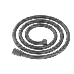 Душевой шланг Aquatek AQ2105BGM, чёрный хром шлифованный фото 