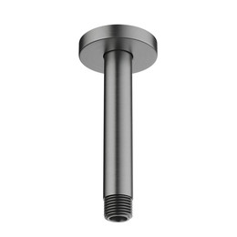 Кронштейн потолочный для верхнего душа Aquatek 150 мм AQ2171BGM, чёрный хром шлифованный фото 