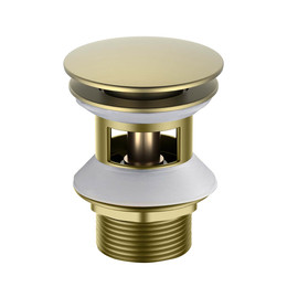 Донный клапан Aquatek AQ6002BG, золото шлифованное фото 