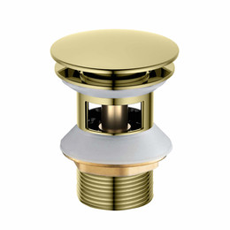 Донный клапан Aquatek AQ6002PG, золото полированное фото 