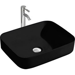 Раковина-чаша Aquatek Вега 50 см AQ5515-MB, чёрный матовый фото 