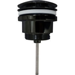 Донный клапан Azario AZ-105-BL, чёрный фото 