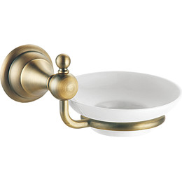 Мыльница Azario Elvia AZ-91108Q, цвет бронза фото 