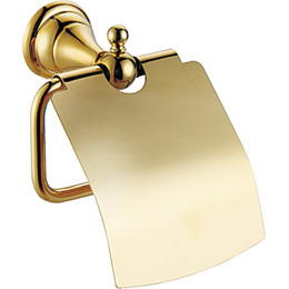 Держатель для туалетной бумаги Azario Elvia AZ-91110G, цвет золото фото 