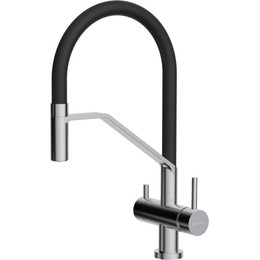 Смеситель для кухни Omoikiri Akeno BN 4994544, нержавеющая сталь фото 