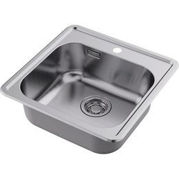 Кухонная мойка Omoikiri Notoro 48 SILVER-MATT 0,8 мм 4997437, silver matt фото 
