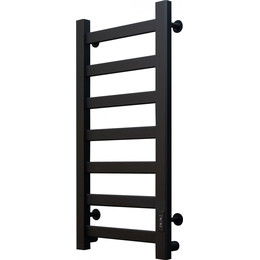 Полотенцесушитель электрический Тругор Диана Пэк сп 1 П7 500х800 мм (скрытое подключение) 00-00048296, чёрный фото 