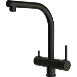 Смеситель для кухни Cersanit Crea A68223, чёрный фото 