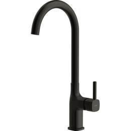 Смеситель для кухни Cersanit Elio A68261, чёрный фото 