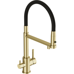 Смеситель для кухни Cersanit Zen A68251, золото фото 