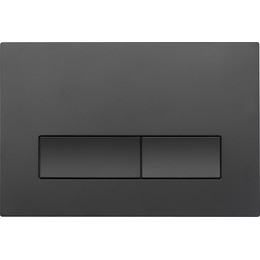 Кнопка смыва Veconi Flush FLV1-B, чёрный матовый фото 