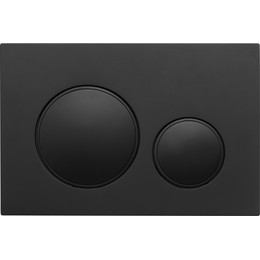 Кнопка смыва Veconi Flush FLV10-B, чёрный матовый фото 