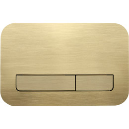Кнопка смыва Veconi Flush FLV12-G, золото брашинг фото 