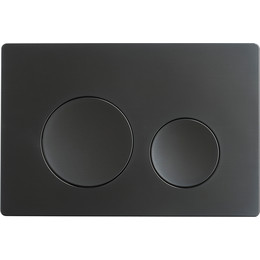 Кнопка смыва Veconi Flush FLV2-B, чёрный матовый фото 