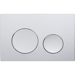 Кнопка смыва Veconi Flush FLV2-C, хром глянцевый фото 