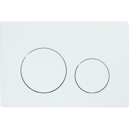 Кнопка смыва Veconi Flush FLV2-W, белый глянцевый фото 