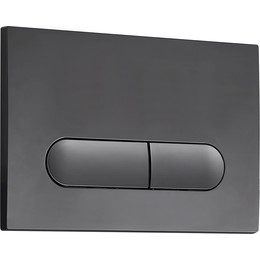 Кнопка смыва Veconi Flush FLV3-GM, оружейная сталь матовая фото 