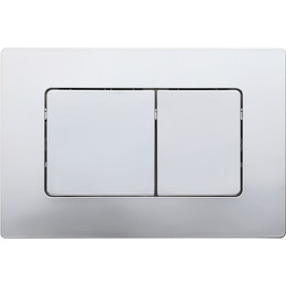 Кнопка смыва Veconi Flush FLV8-C, хром глянцевый фото 