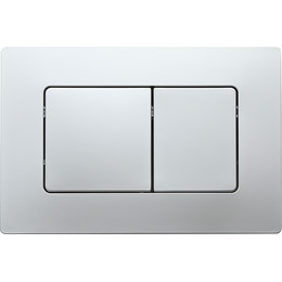 Кнопка смыва Veconi Flush FLV8-CM, хром матовый фото 