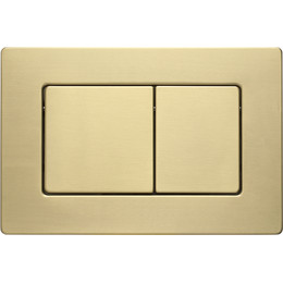 Кнопка смыва Veconi Flush FLV8-G, золото брашинг фото 