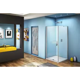 Душевое ограждение Bas Fantasy CR-80-С-CH 80x80 см, хром/прозрачное фото 