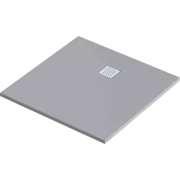 Каменный поддон Bas Essentia 100x100 см, графит (квадратный) фото 