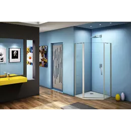Душевое ограждение Bas Fantasy PNT-90-C-CH 90x90 см, хром/прозрачное фото 