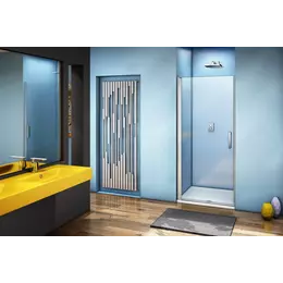 Душевая дверь Bas Fantasy DR-80-С-CH 80 см, хром/прозрачное фото 