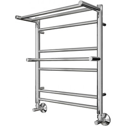 Полотенцесушитель водяной Aquatek Альфа с полкой П7 500х600 мм AQ RRP0760CH фото 