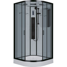 Гидробокс Niagara 90x90 см 69010134GBLACK, чёрный/тонированное фото 