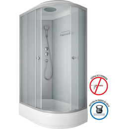 Душевая кабина Niagara 120x80 см E120/80/26L/MT, хром/матовое фото 