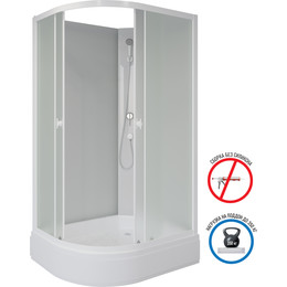 Душевая кабина Niagara 110x80 см P110/80/26R/MT/BK, белый/матовое фото 