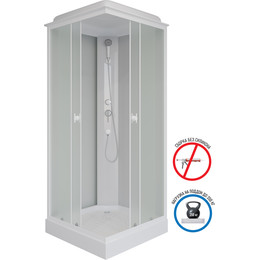 Душевая кабина Niagara 90x90 см P90/13Q/MT, белый/матовое фото 